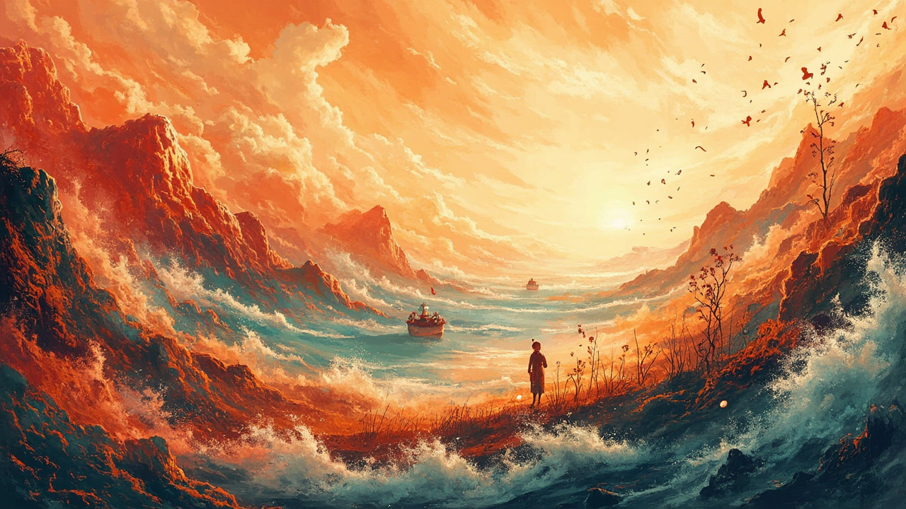 厄尔尼诺现象示意图